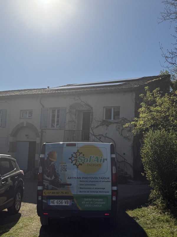 installation photovoltaique a Montolieu 