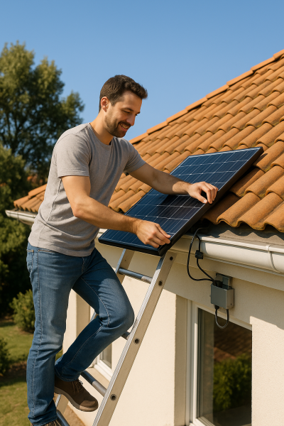 Installer un panneau solaire plug and play sur votre toiture à Narbonne : produisez votre électricité vous-même en toute simplicité en Occitanie
