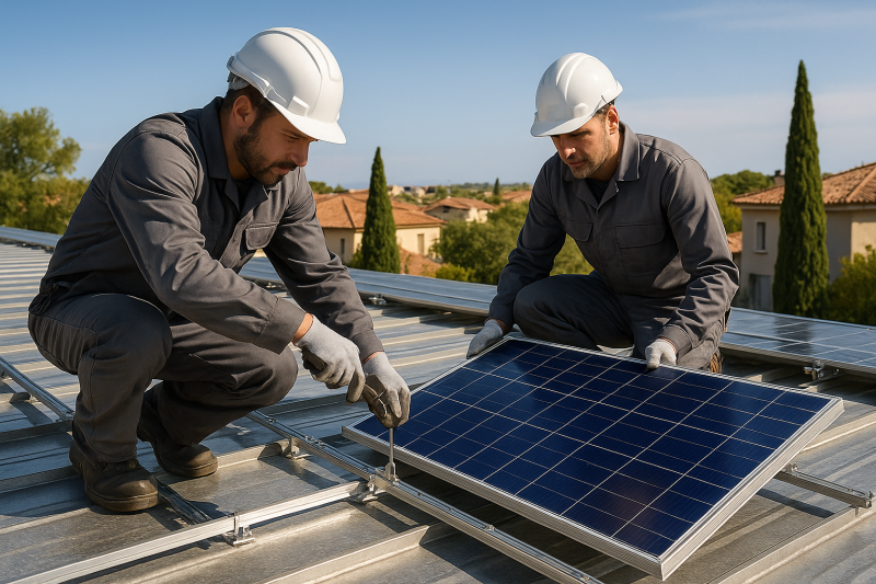 Installer des panneaux solaires sur une toiture en zinc : solution adaptée et sécurisée en Occitanie