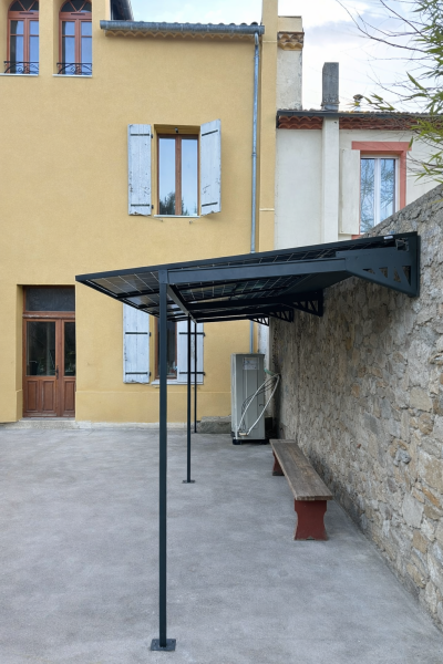 Système de montage sur Mur en auvent solaire a - 1m80